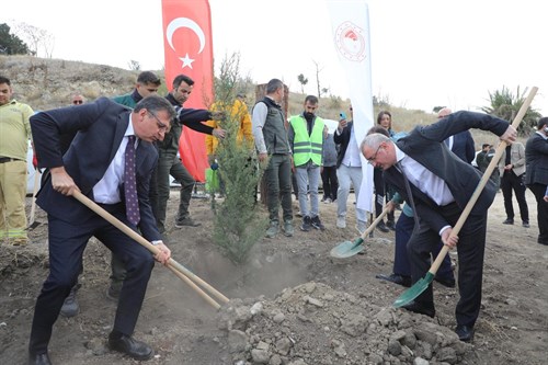 Kaymakamımız Sayın Muhammet Önder "11 Kasım Milli Ağaçlandırma Günü" Münasebetiyle Fidan Dikme Etkinliğine Katıldı.